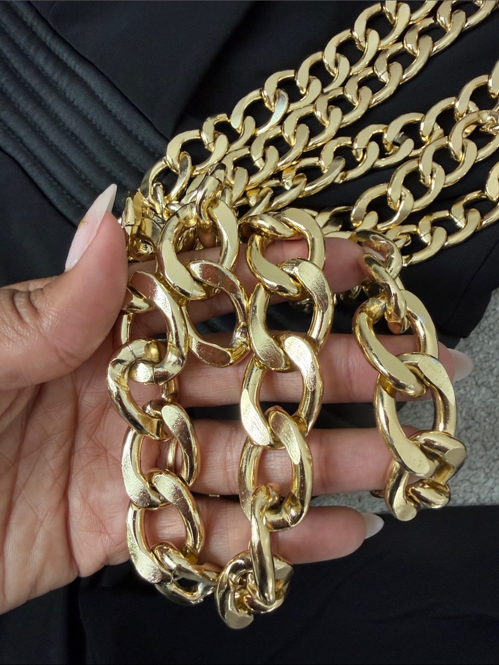 ZHIVAGO Phoenix Bodycon Gold Chain Mini Dress Size 6 - Picture 10 of 10